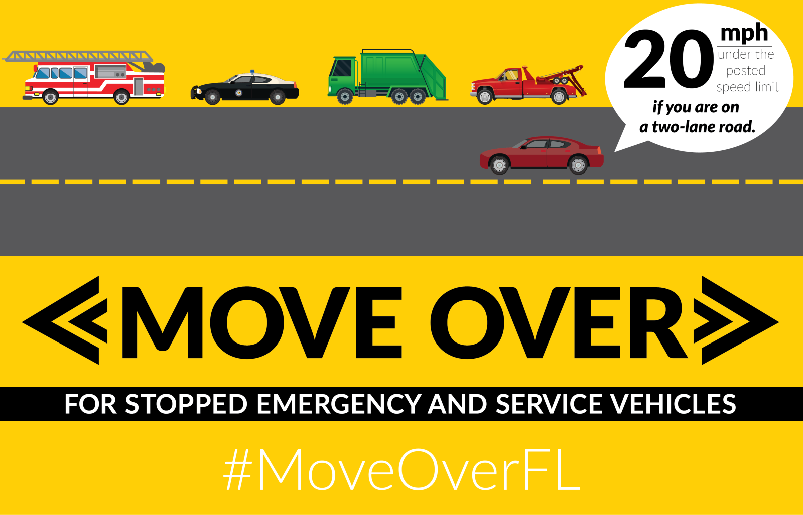 Move Over - Emergency & Service Vehicles