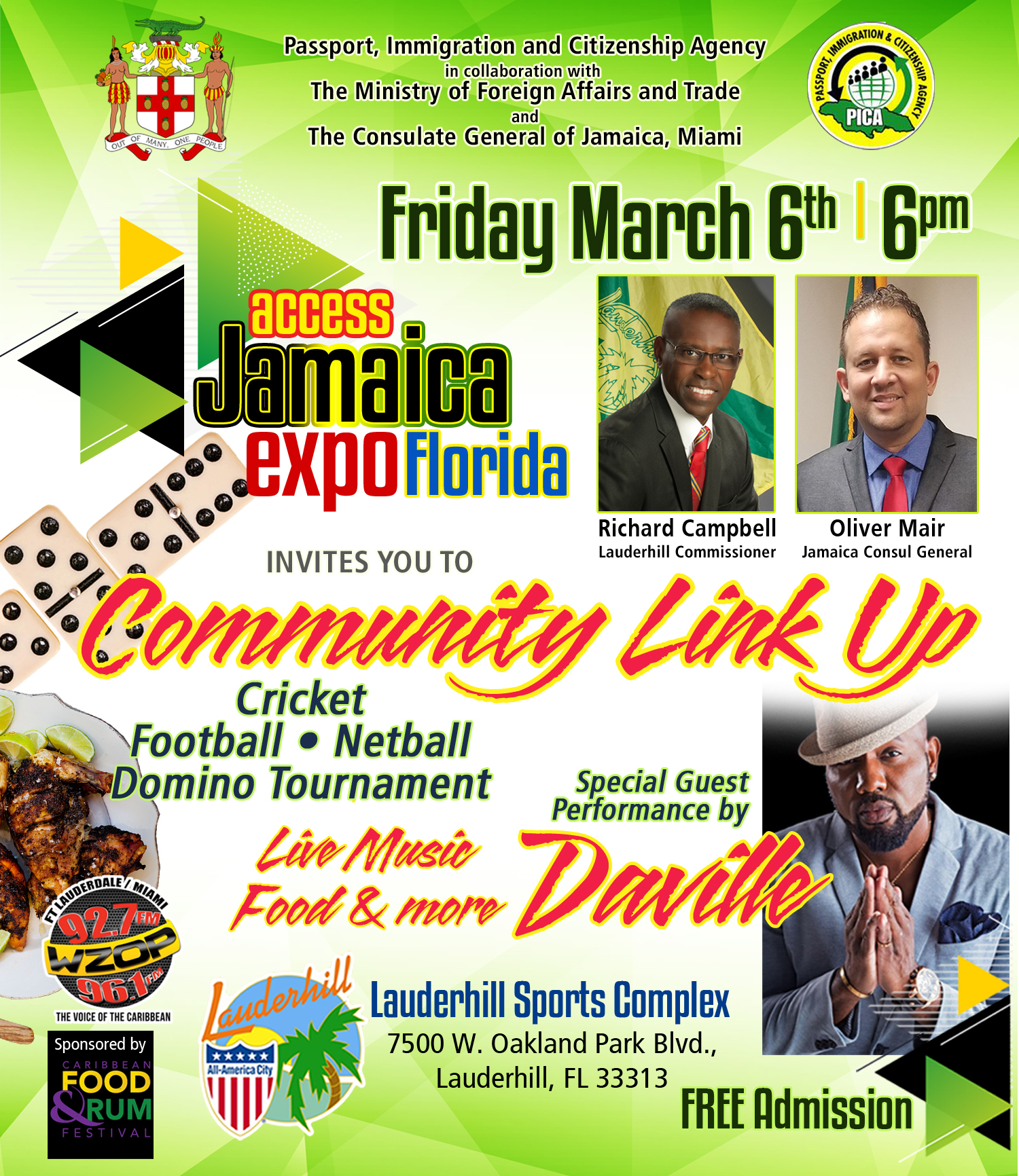 Access Jamaica Expo - Community Link Up Event at Sports Park - 3-6-20