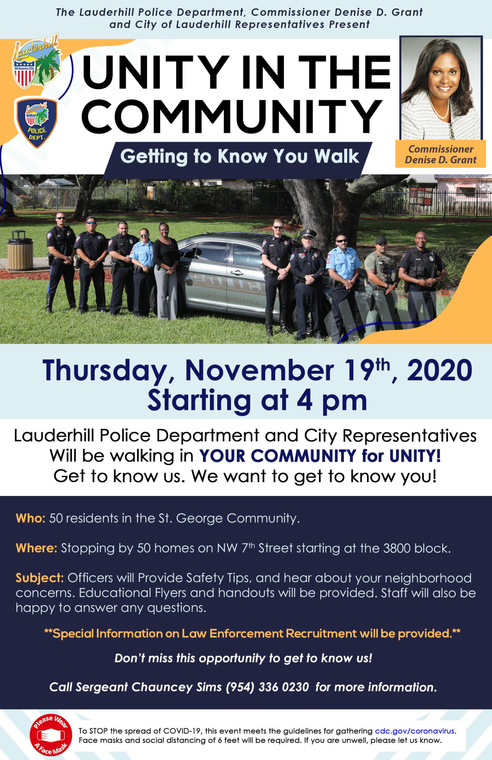 Unity in the Community - 11-19-20 - Flyer