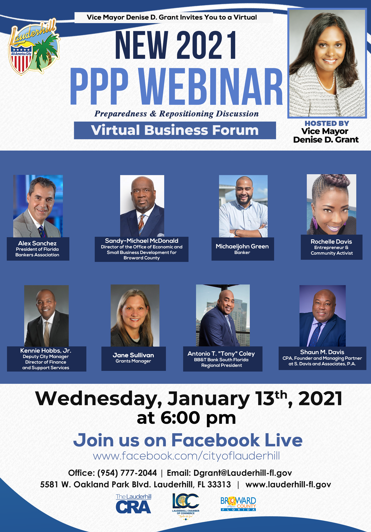 1-13-21 - PPP - Preparedness & Reposition Discussion - Virtual Business Forum Webinar Flyer