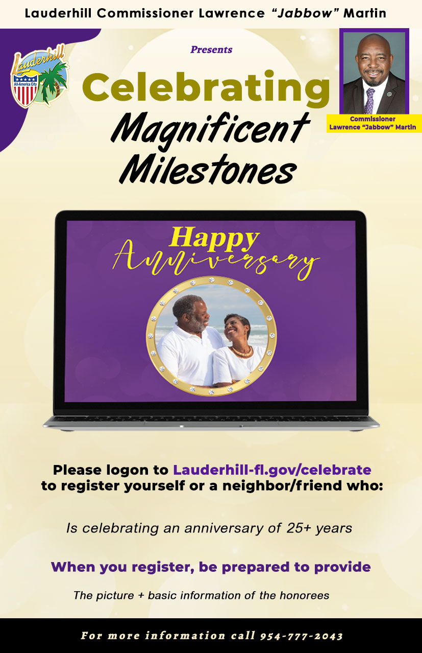 Celebrating Magnificent Milestones - Commissioner Lawrence Jabbow Martin - Anniversary Flyer (1)