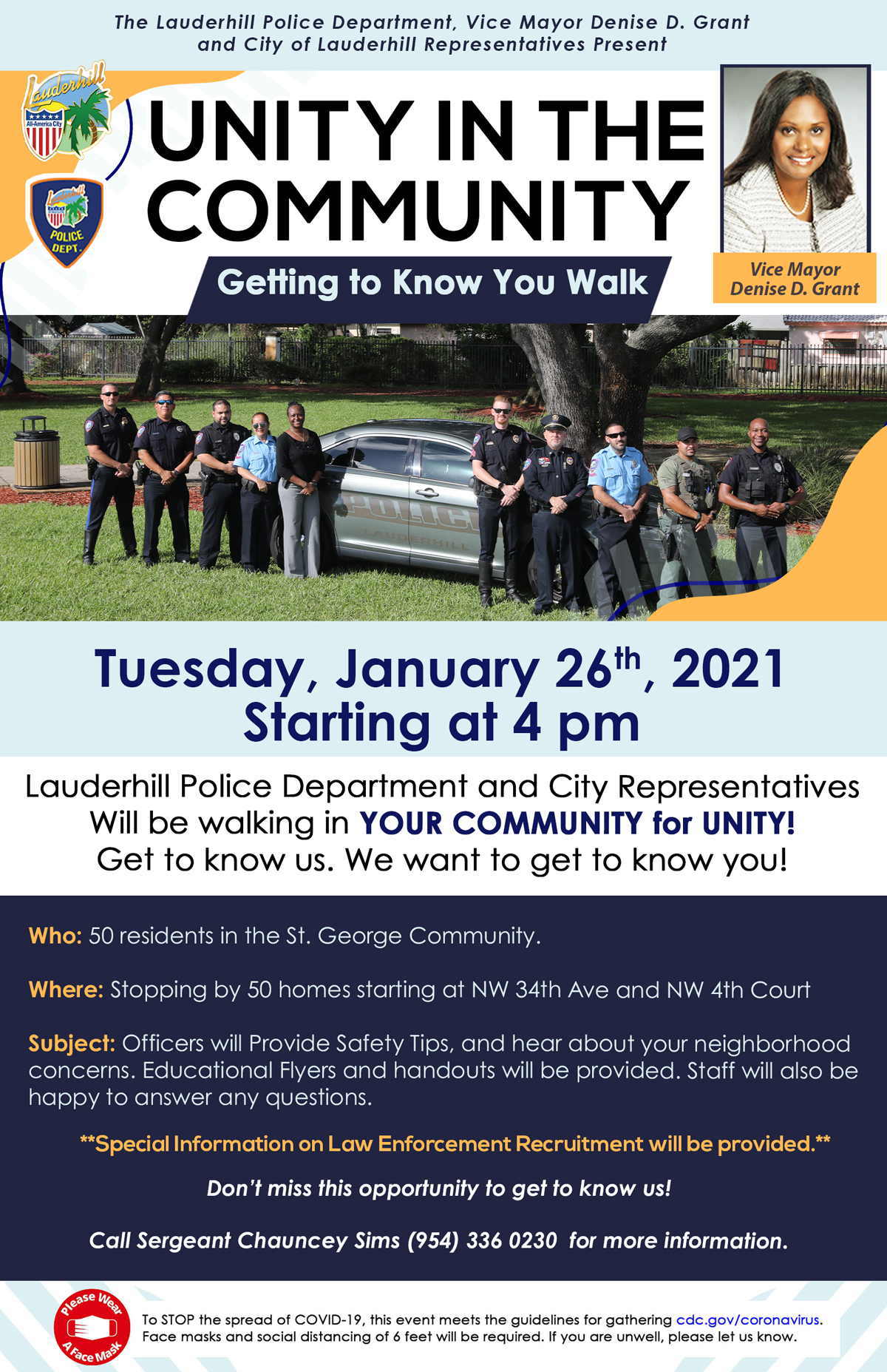 Unity In the Community - 1-26-21 - Flyer