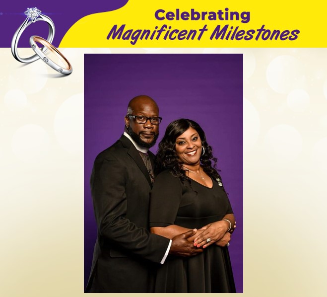 Celebrating Magnificent Milestones - Andrea & Russell Bostick