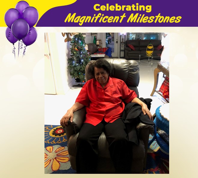 Celebrating Magnificent Milestones - Evelyn Hardy