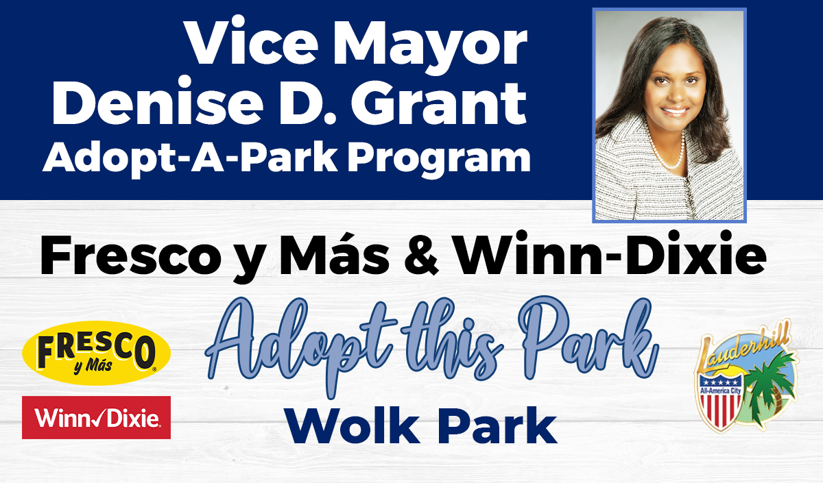 Adopt-A-Park Initiative - Winn Dixie & Fresco y Mas at Wolk Park - 2-23-21 - Web Slider