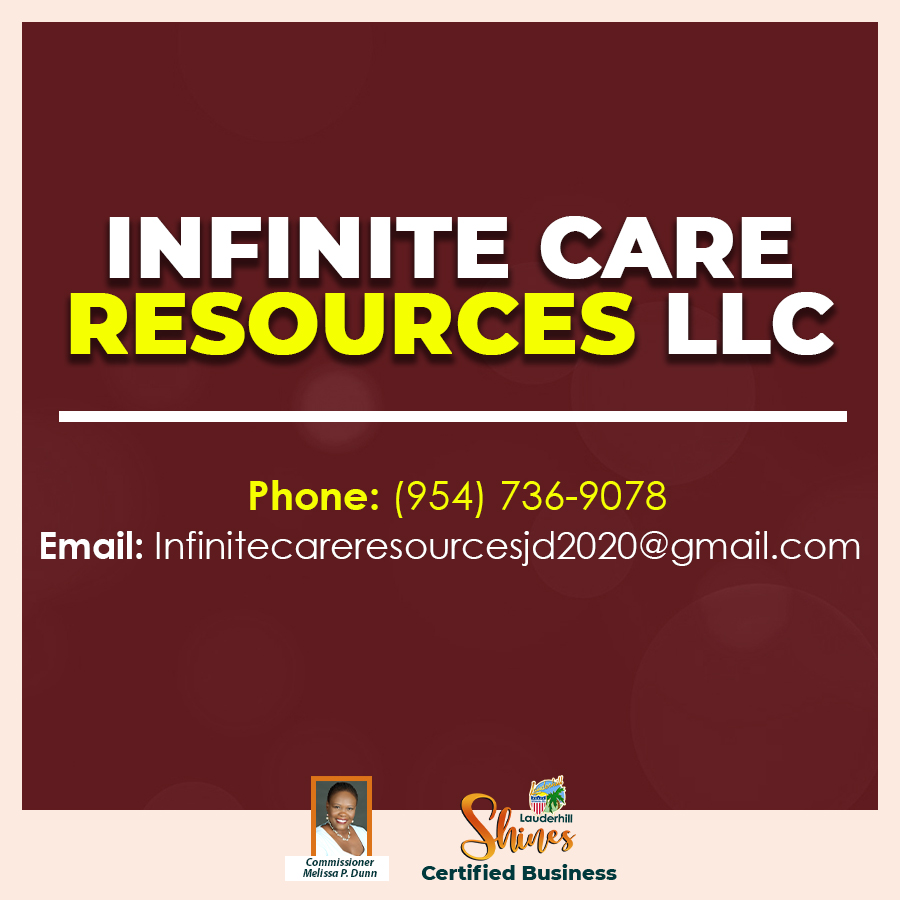 Lauderhill Shines - Certified Business - Infinite Care Resources LLC