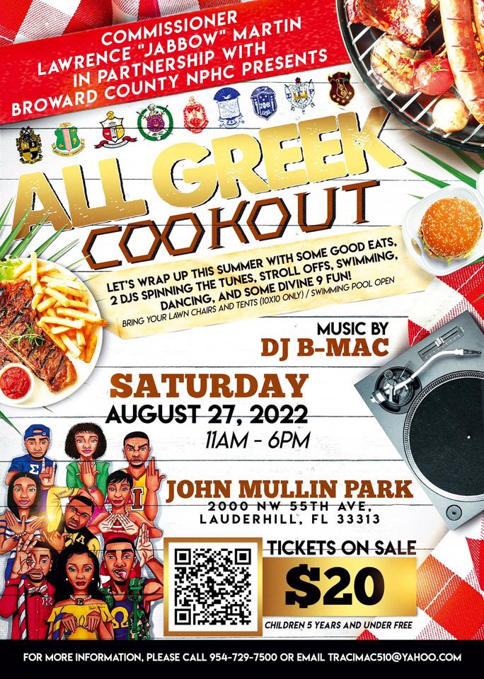 8-27-22 - All Greek Cookout Celebration - Flyer