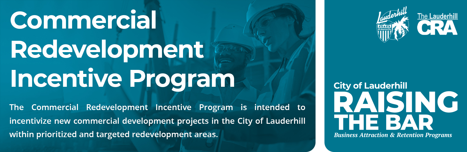 Commercial Redevelopment Incentive Program Header