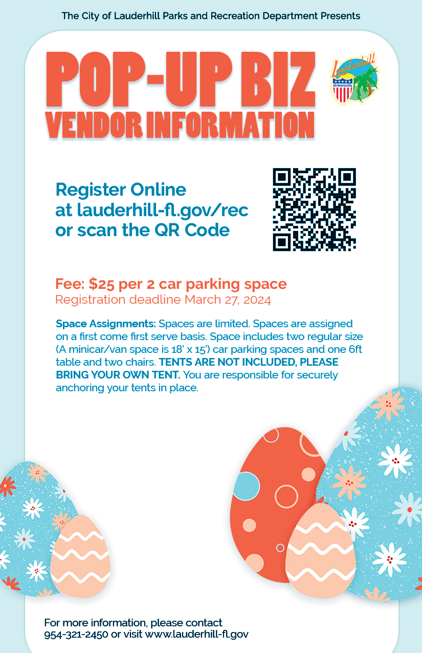 4-16-22 - Spring Egg Hunt & Pop-up Biz - Flyer (Back)