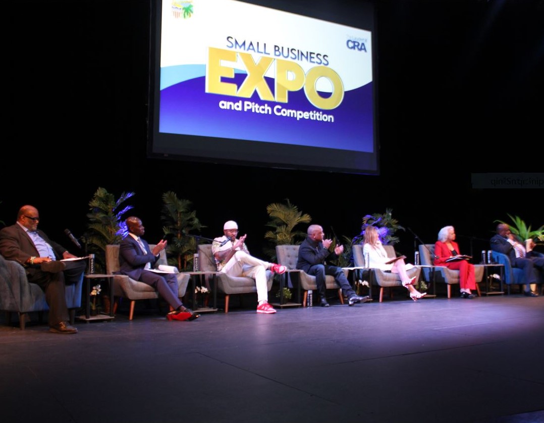 business expo 2022 panelists on stage