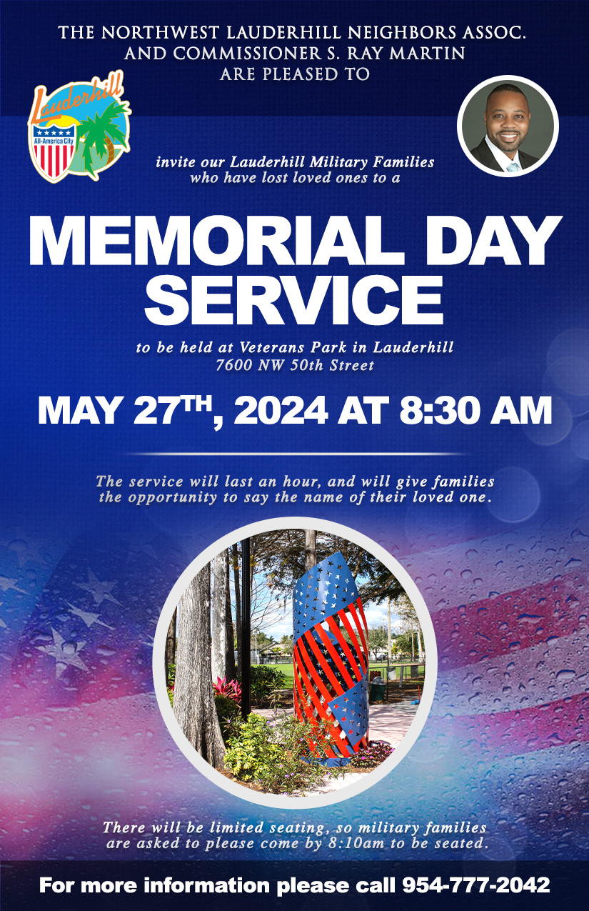 Memorial Day Service - May 27, 2024