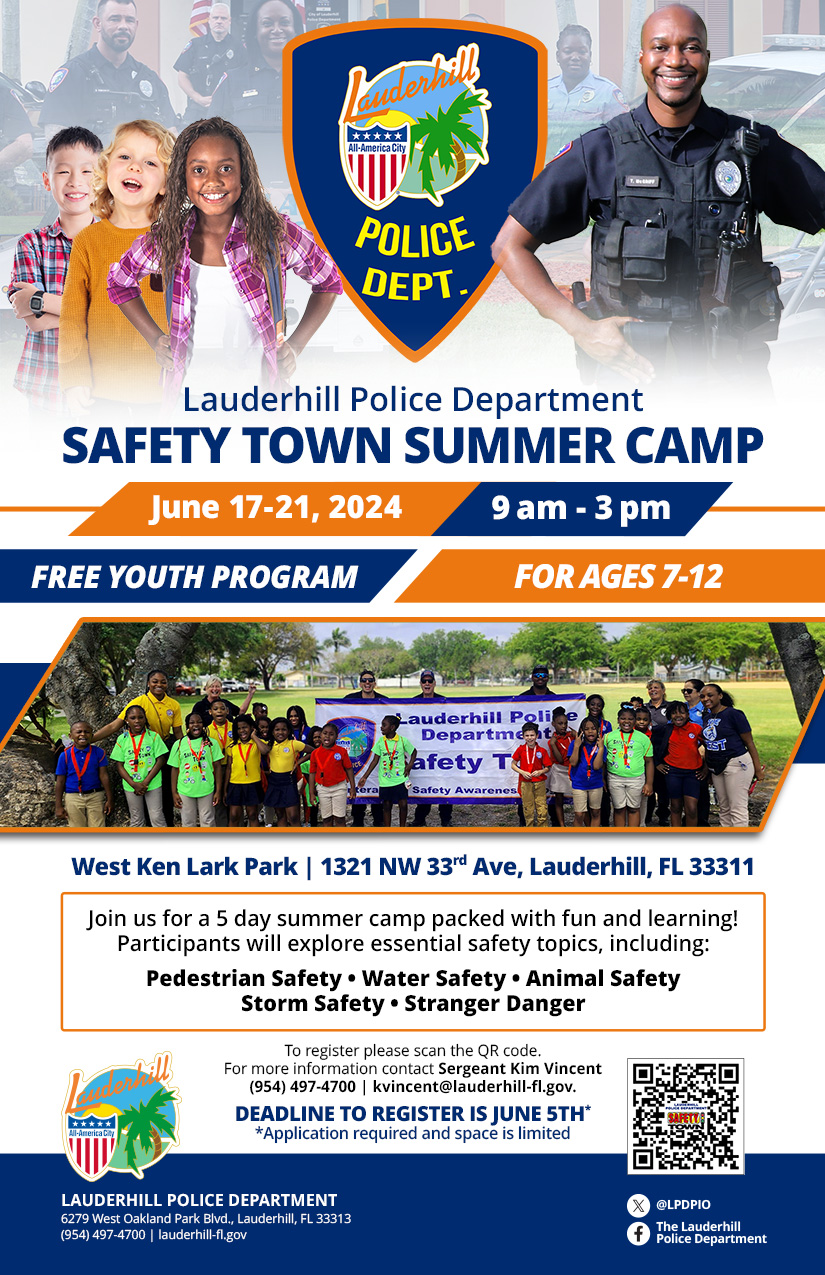 PD Safety Town Summer Camp at John Mullin Park