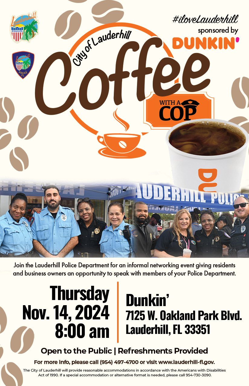 Coffee With A Cop - November 14, 2024