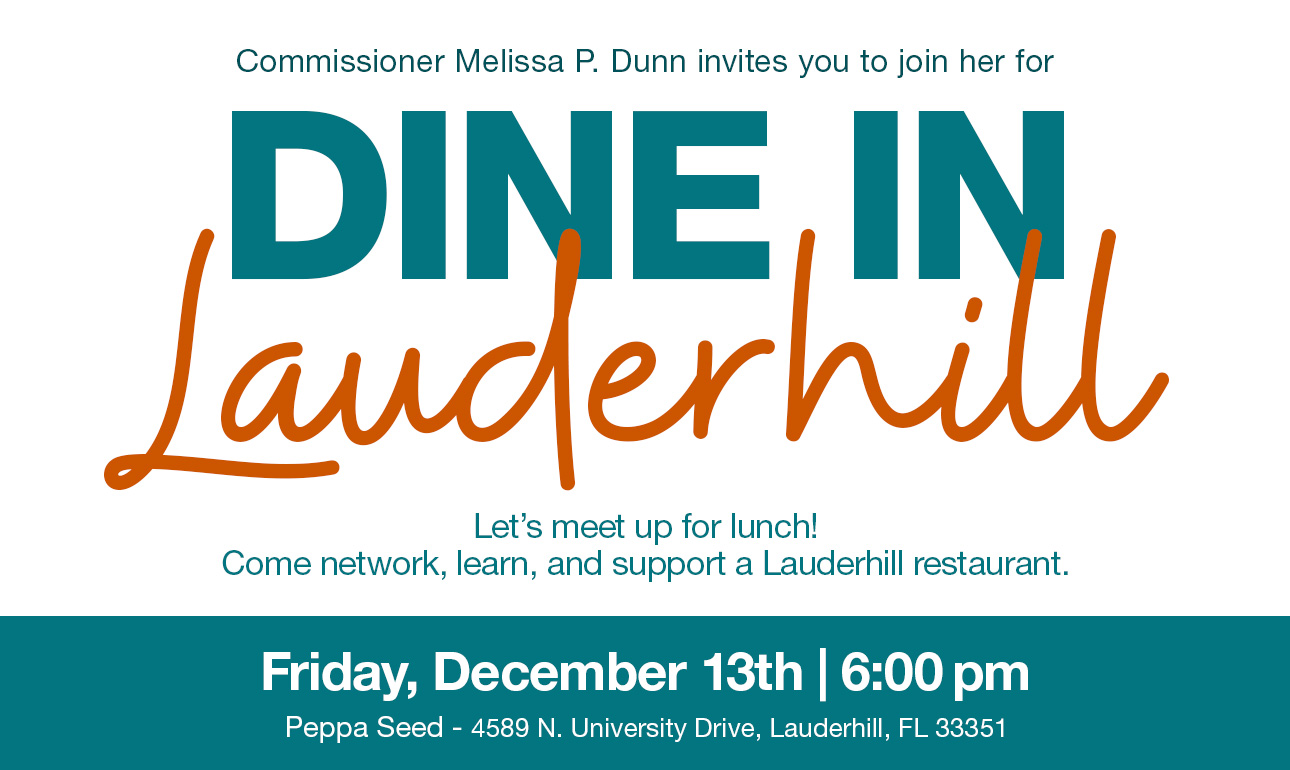 Dine In Lauderhill - December 13, 2024